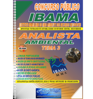 Apostila digital concurso do IBAMA 2024 - Analista Ambiental TEMA 3