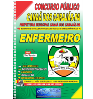 Apostila digital Concurso de Canaã dos Carajás – PA 2024 Enfermeiro